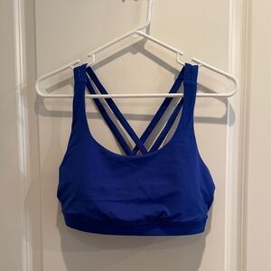 Lululemon Athletica Cobalt Blue Crossback Sports Bra